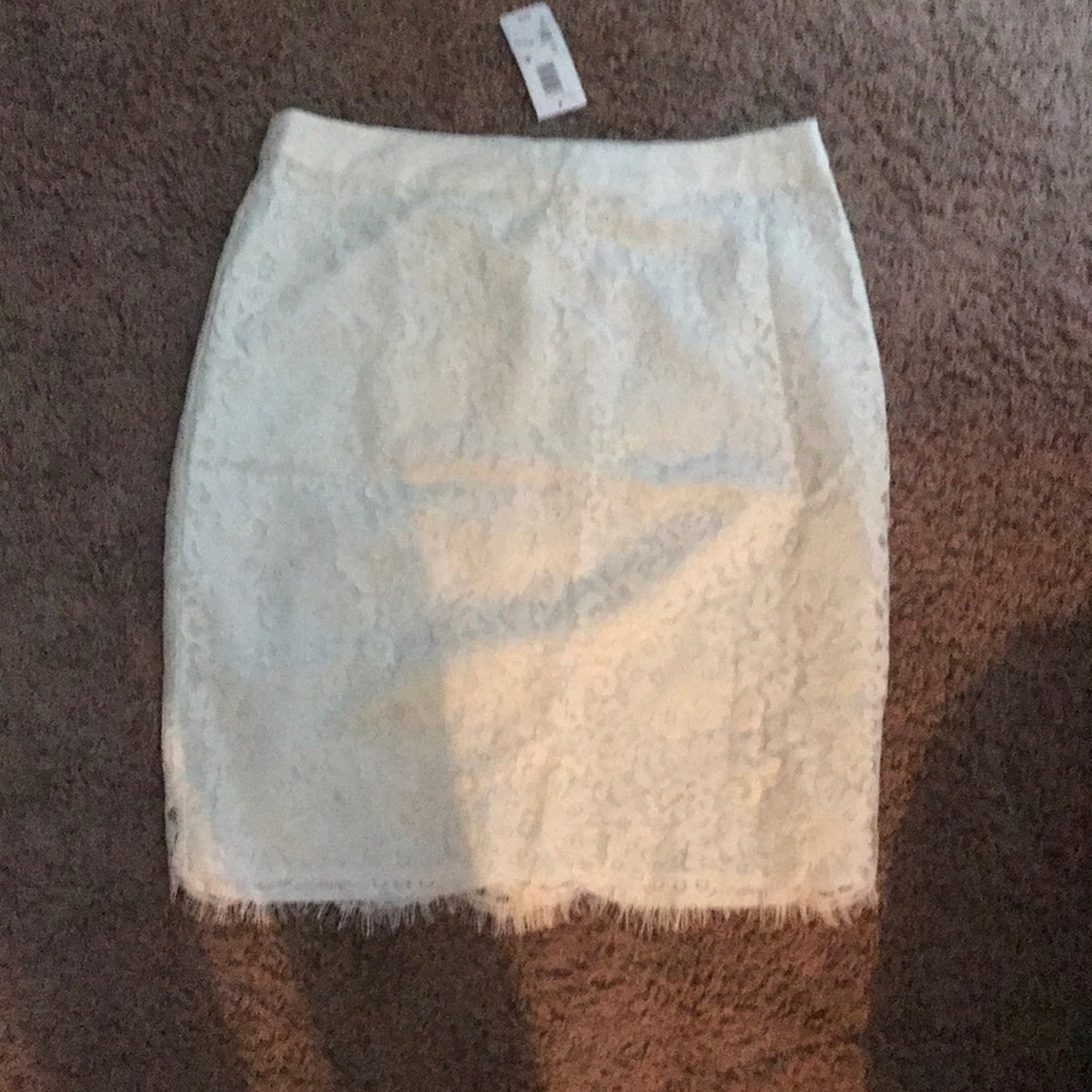 Lace Pencil Skirt